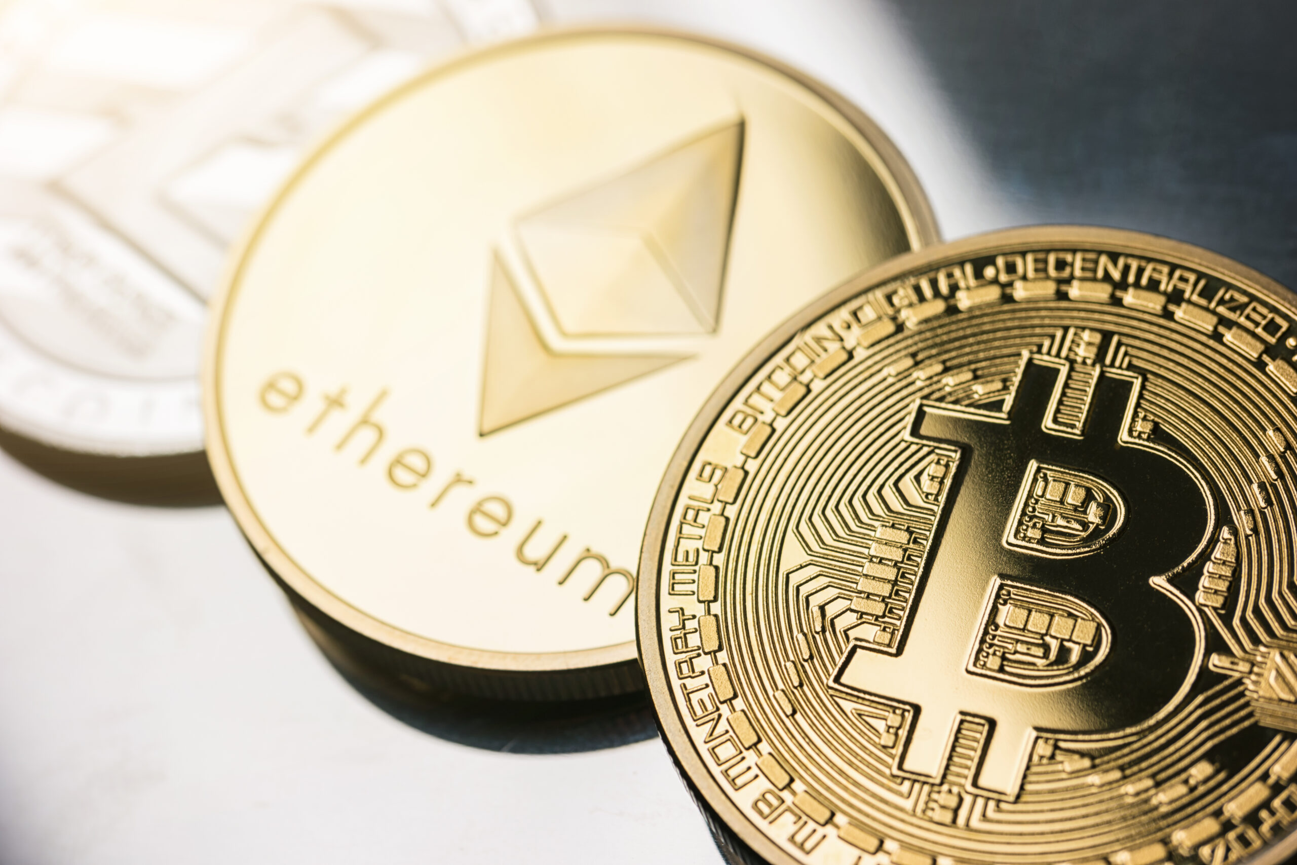 ETH and BTC. Pic: Shutterstock