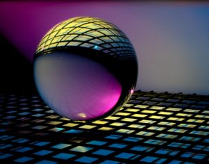 Glass orb. Pic: Unsplash