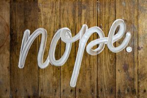 No. Pic: Unsplash