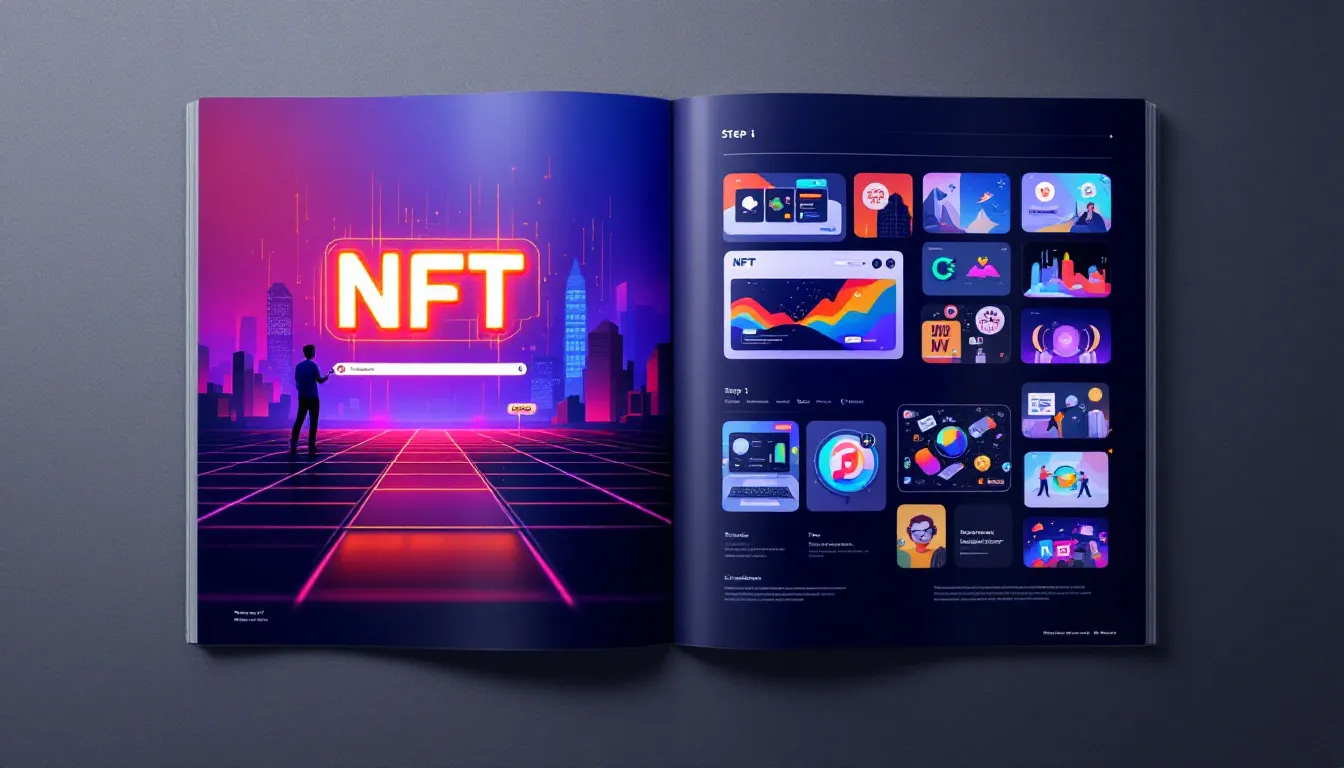 A step-by-step visual guide on how to buy NFTs on NFT marketplaces.