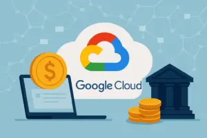 Google Cloud Universal Ledger blockchain platform for global payments, showcasing digital finance and banking innovation.