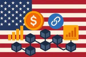 US government publishes GDP and economic data on-chain via Chainlink and Pyth, integrating blockchain with public statistics.