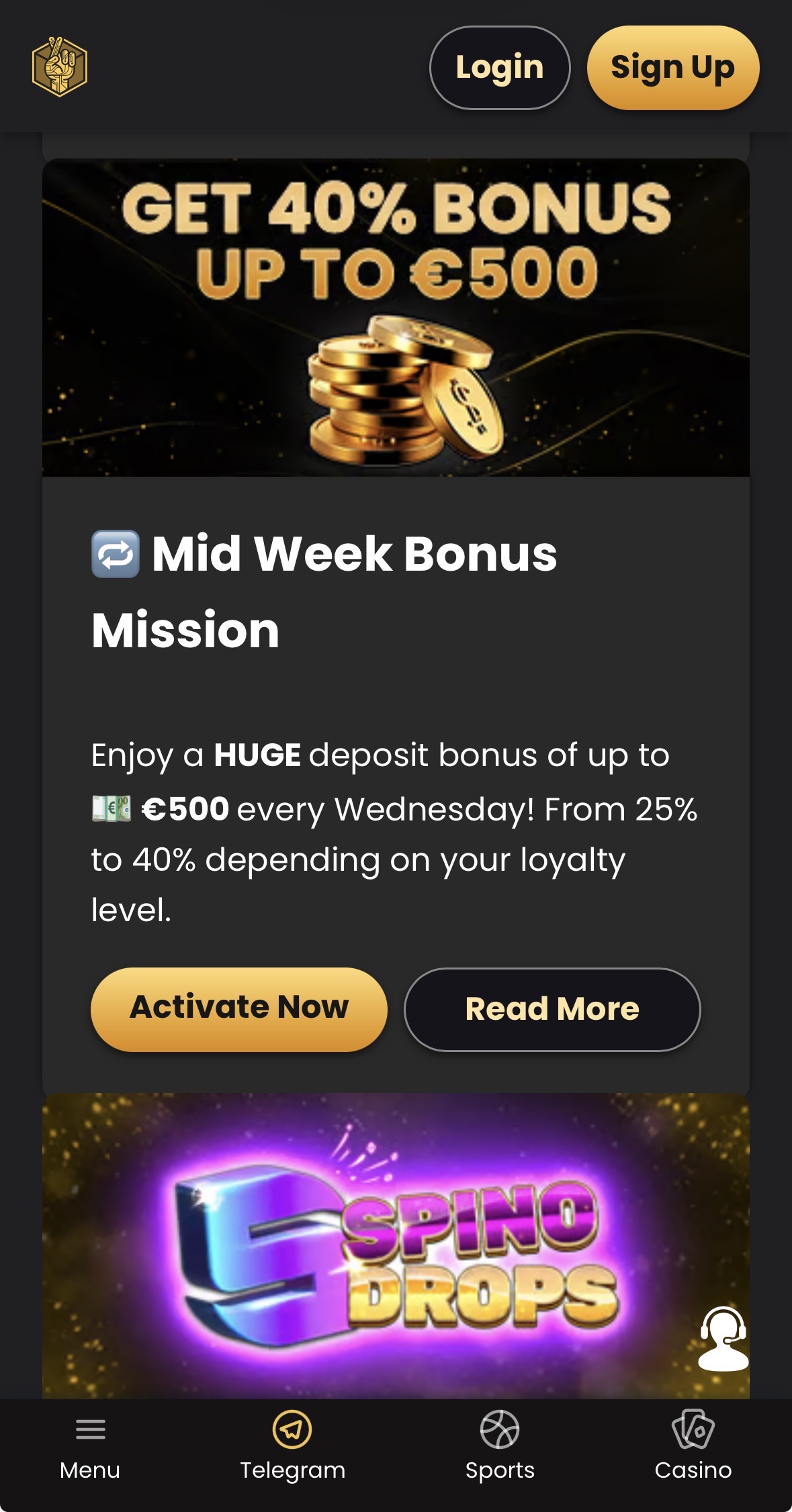 lucky block midweek bonus