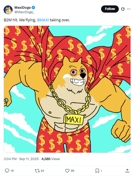 MAXI Tweet
