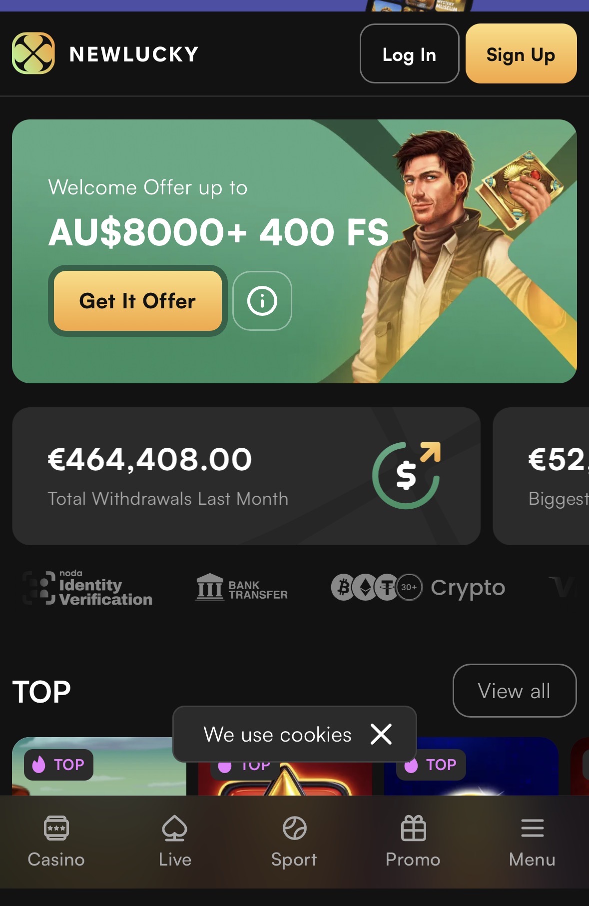 new lucky casino