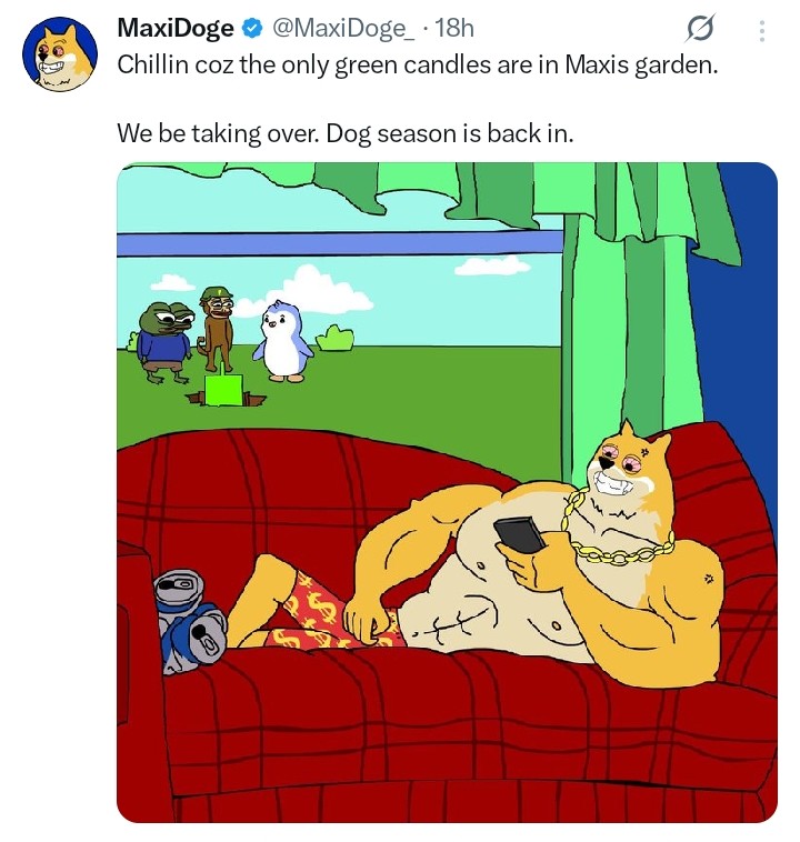 Maxi Doge tweet