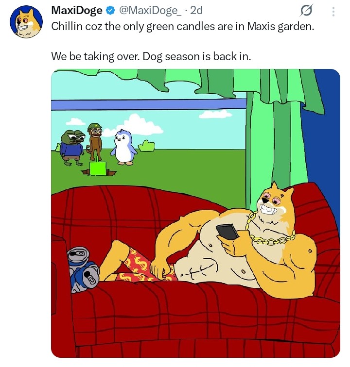 Maxi Doge tweet 