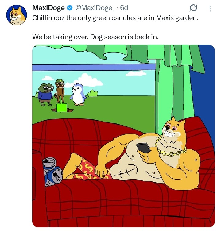 Maxi Doge tweet
