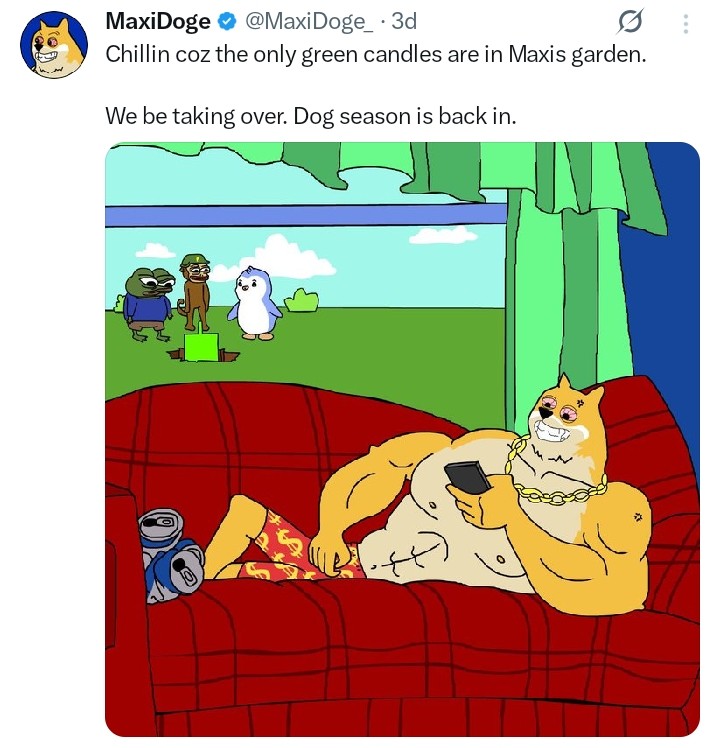 MaxiDoge tweet