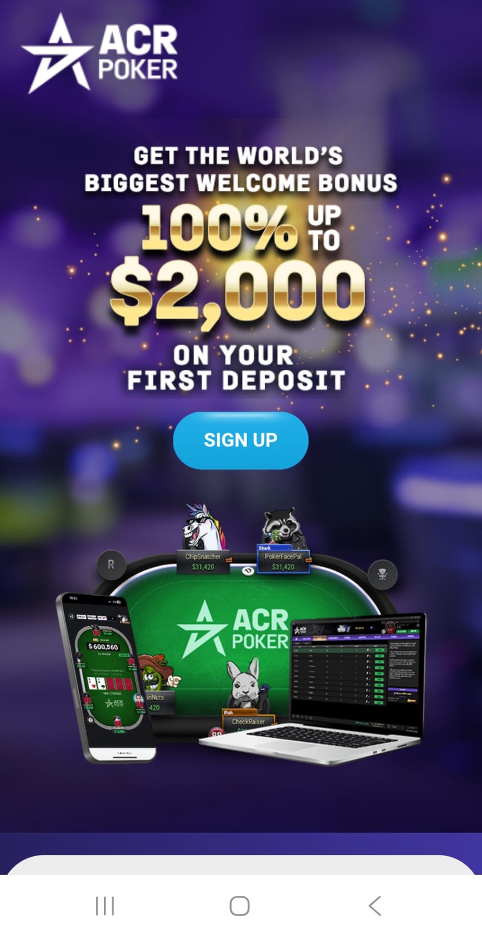 ACR poker image