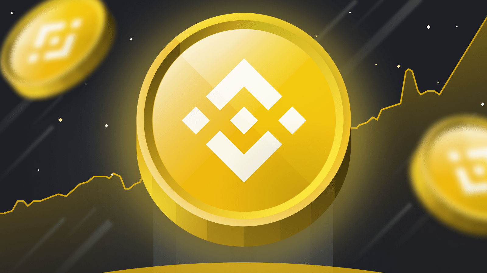 Binance coin BNB logo image