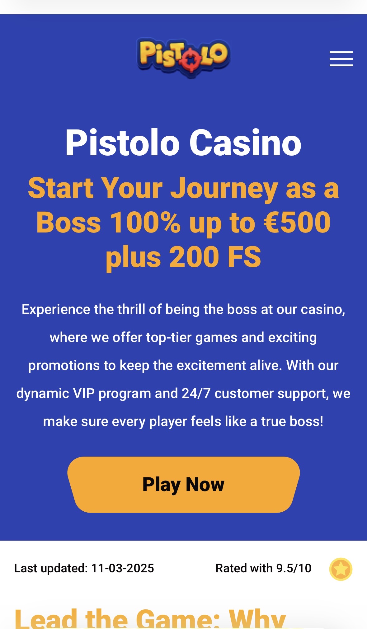 pistolo casino