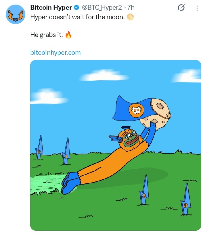 Bitcoin Hyper tweet 