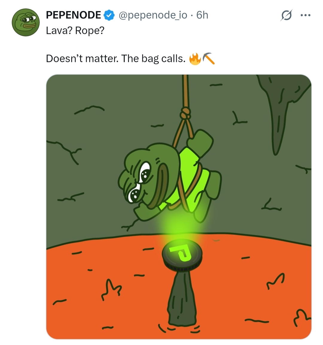 Pepenode tweet 