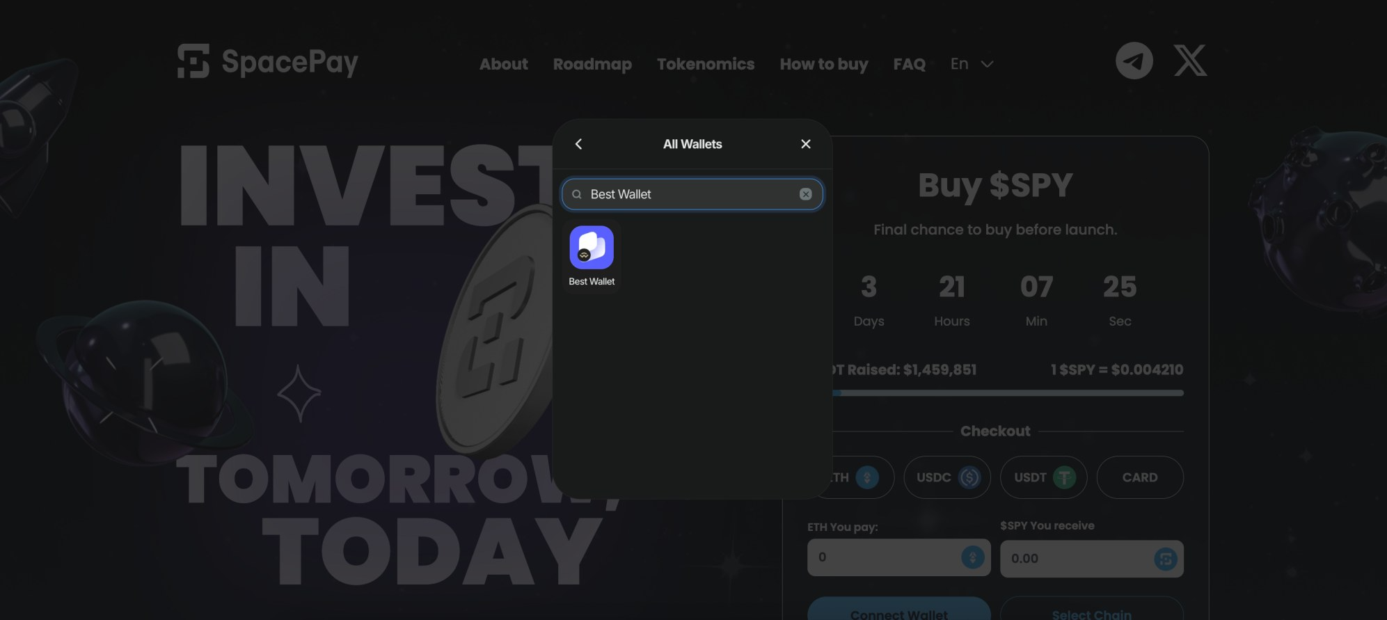How to Buy SpacePay (SPY) in in Quick Steps