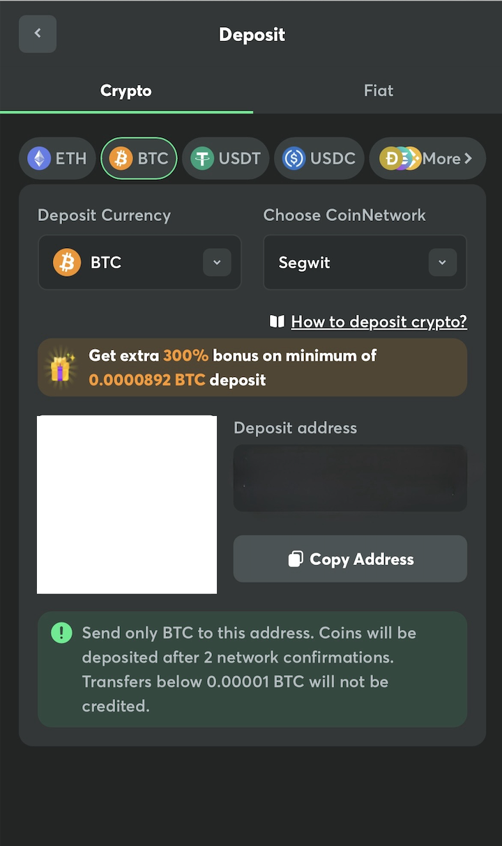 Non GamStop Casinos Copy the Wallet ID & Deposit
