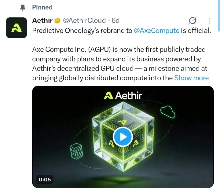 Aethir tweet