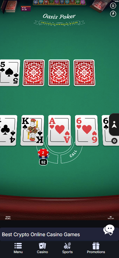 Online crypto poker