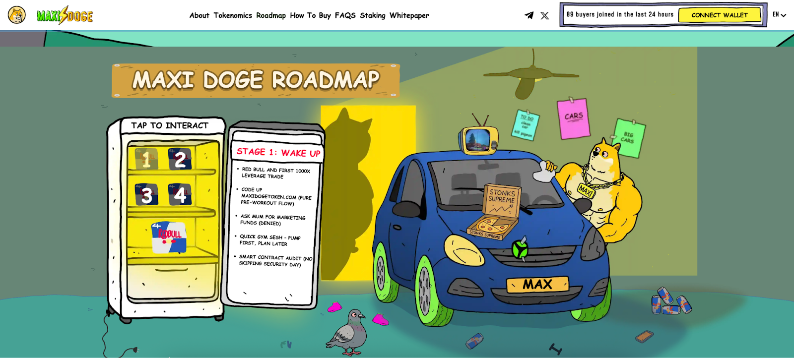 Maxi Doge roadmap[