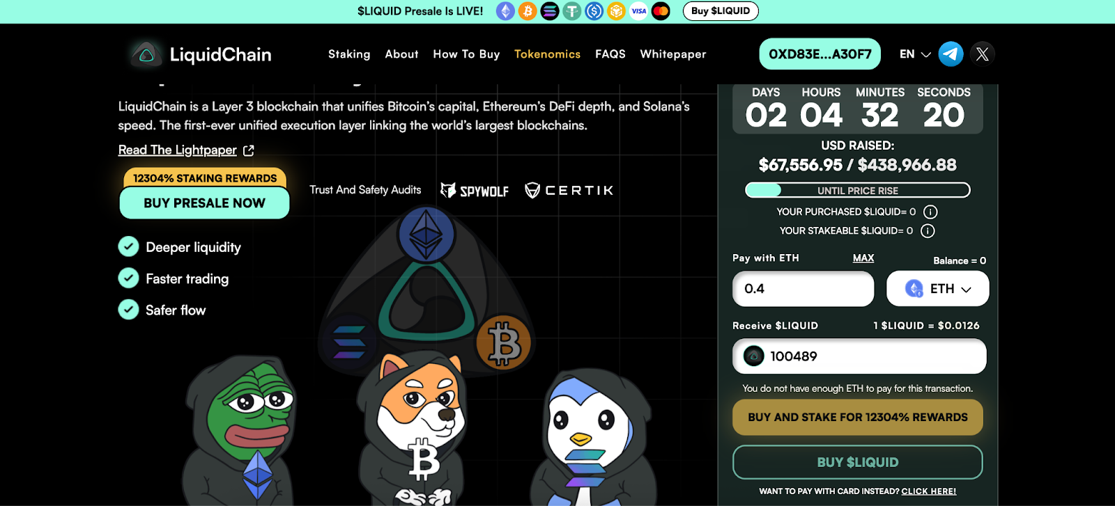 How to Buy LiquidChain (LIQUID): Step-by-Step Guide