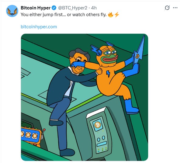 Bitcoin Hyper tweet