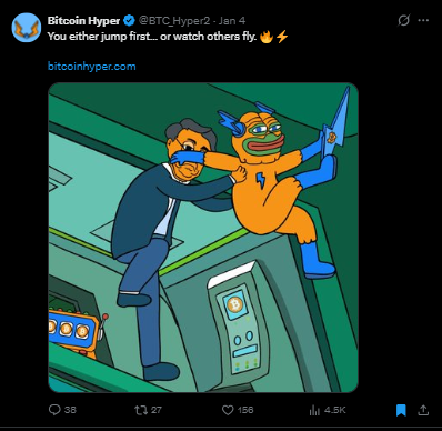 Bitcoin hyper tweet