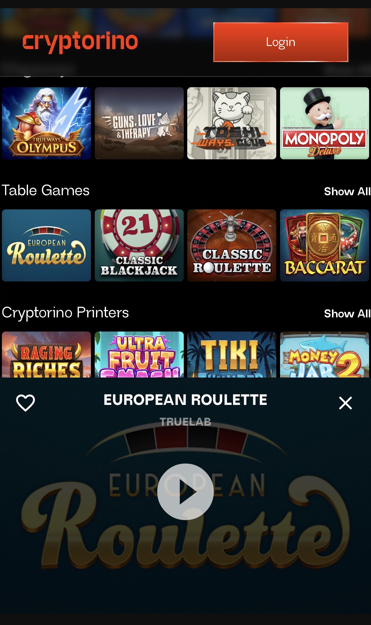 cryptorino tables