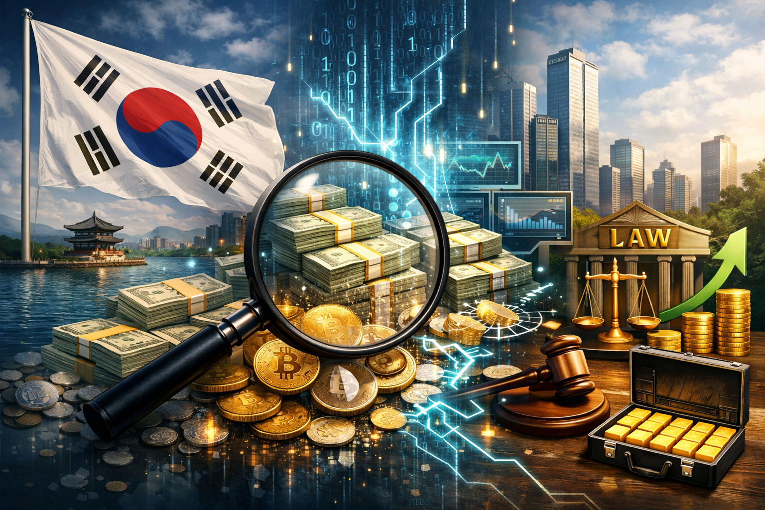 South Korea Uncovers $100M Crypto-Based Illegal Money