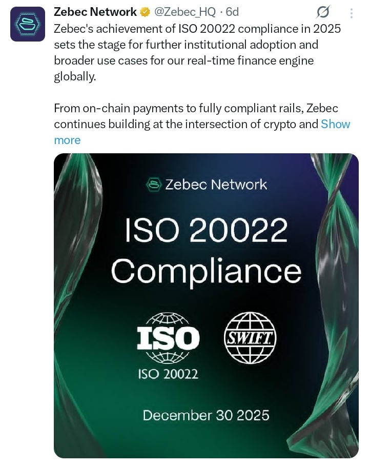 Zebec tweet