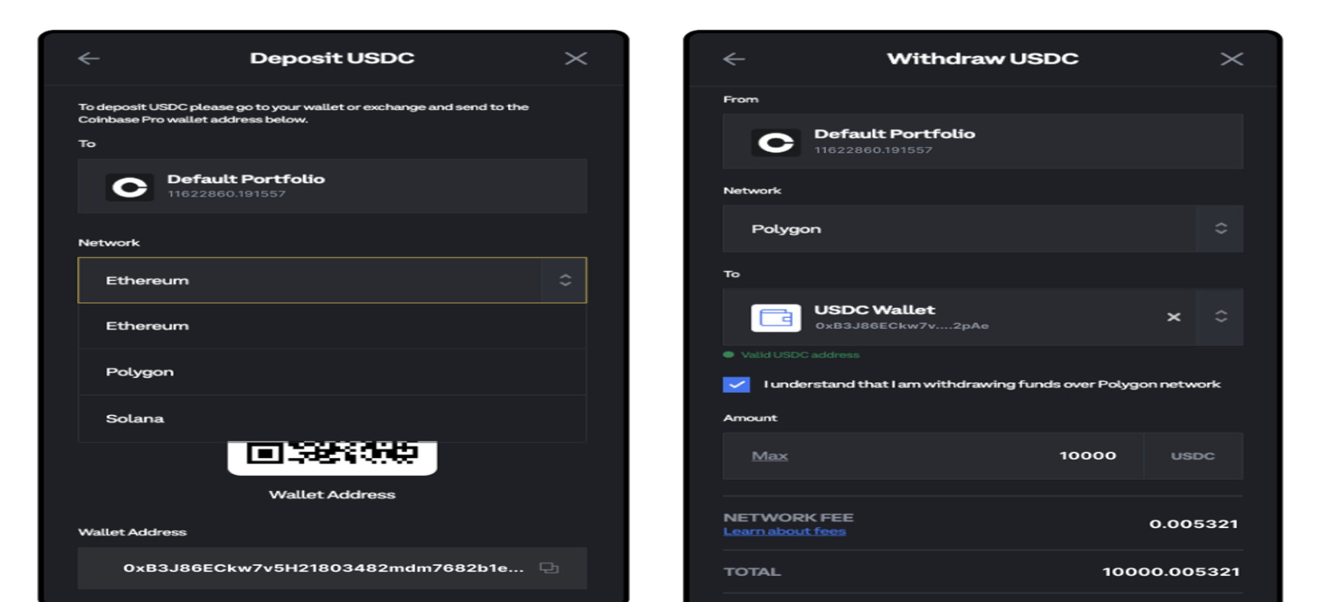 select-network-and-amount-on-coinbase-image