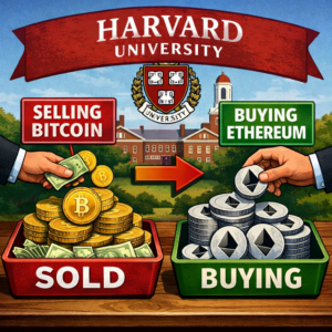Harvard is the latest institution to cut Bitcoin ETF exposure in favour of Ethereum and its yield-bearing offerings