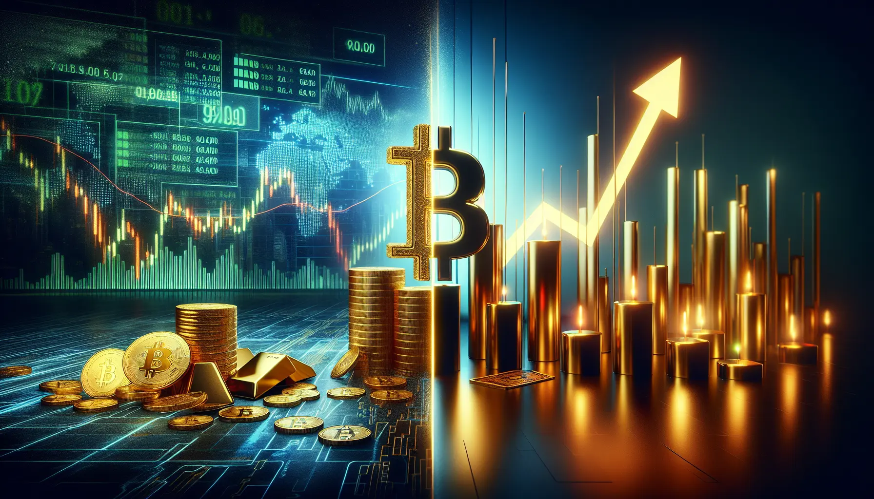 The Bitcoin USD chart has smashed past $74K at the same time Gold lost its pivotal $5,000 level, what comes next for the BTC price?