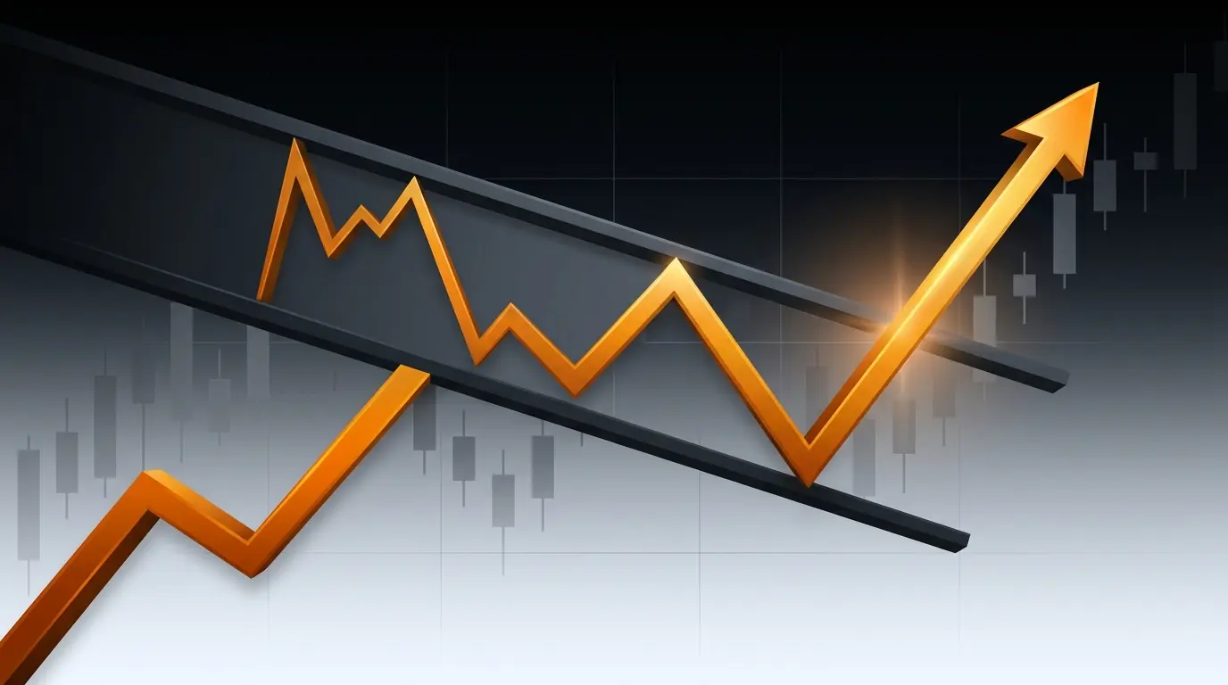 Solana price chart breaking above year-long descending channel with upward momentum toward resistance levels