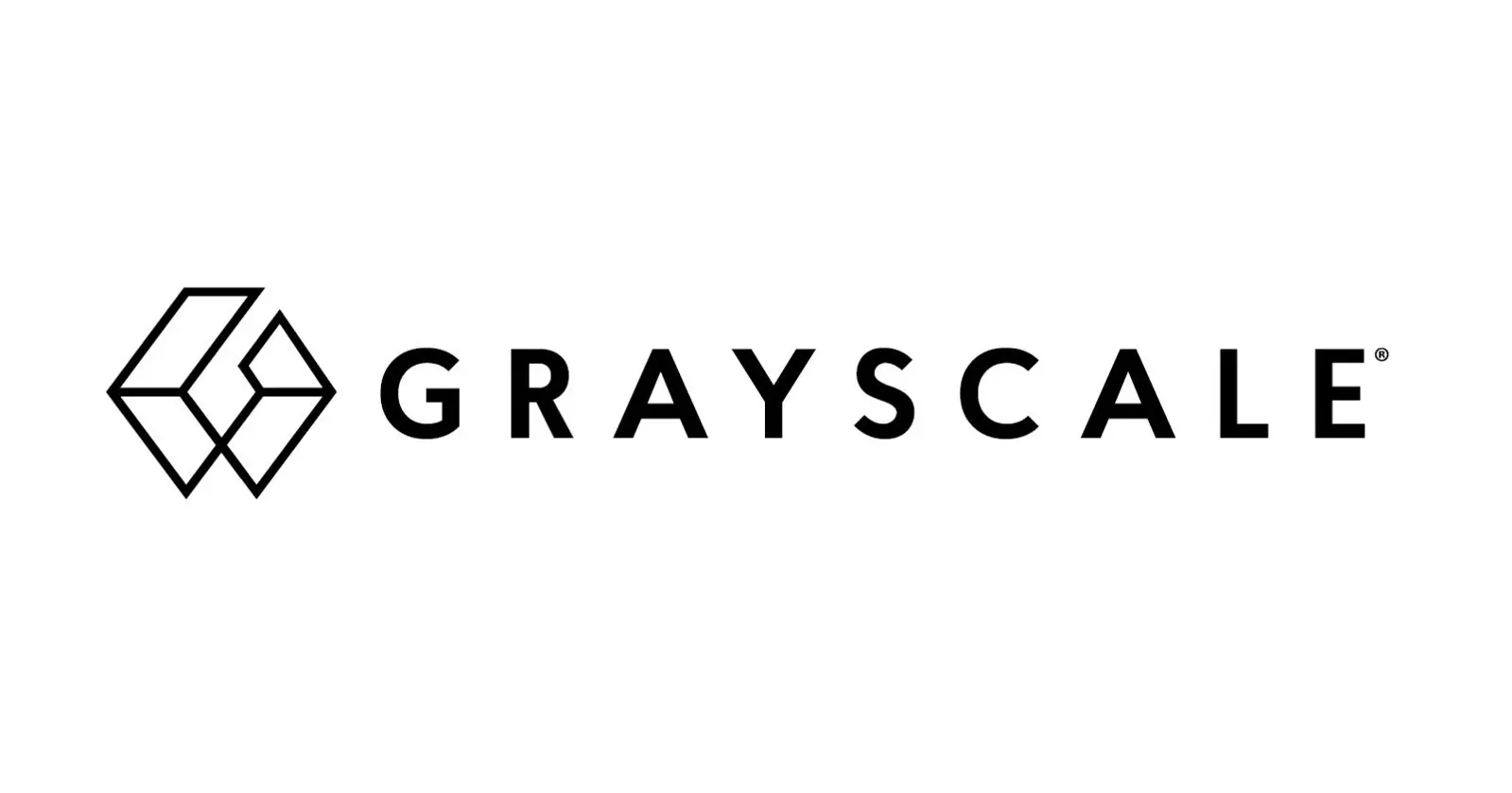 Grayscale Investments logo featuring a geometric design and the word 'GRAYsCALE'.