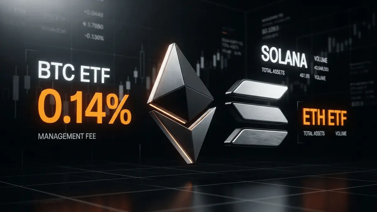 Morgan Stanley ETH and SOL ETF filing with 0.14% fee visualization