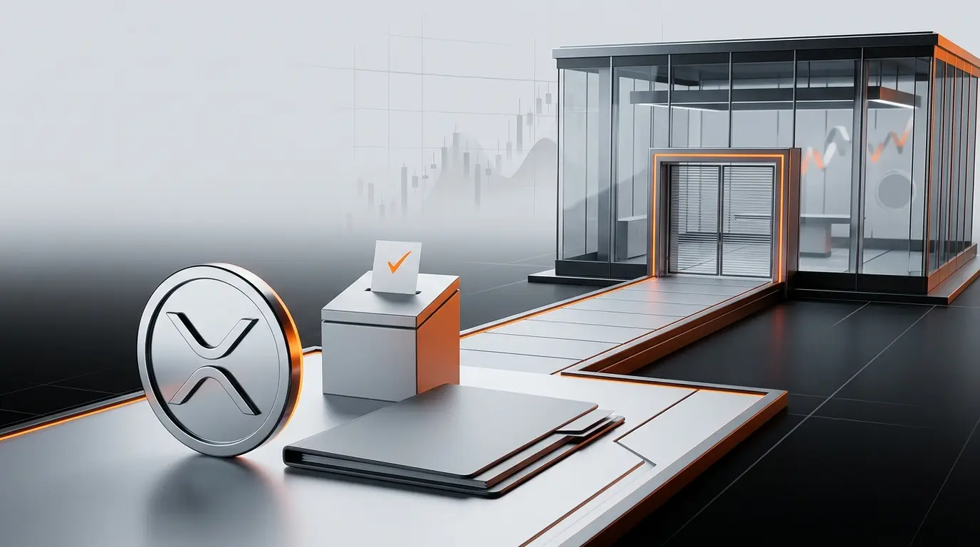 XRP treasury merger documents and shareholder vote concept in a Nasdaq-style financial setting