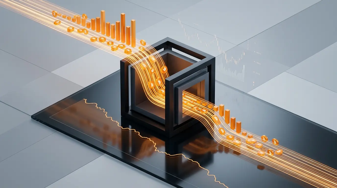 Institutional Bitcoin trust receives larger inflows than redemptions during a market decline