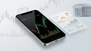 Smartphone crypto trading interface showing increased Bitcoin and Ether market activity