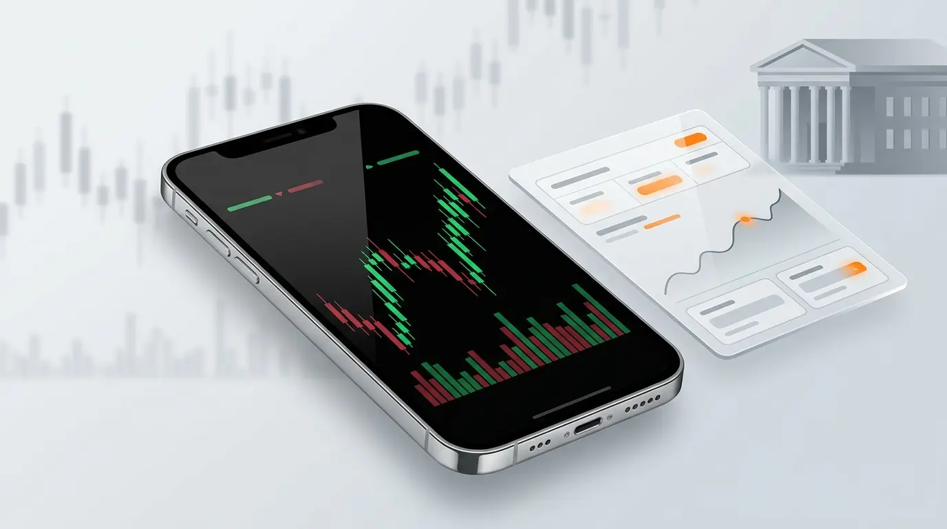 Smartphone crypto trading interface showing increased Bitcoin and Ether market activity
