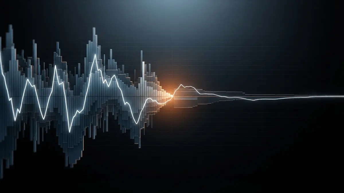 Abstract 24/7 FX order book illustrating weekend pricing and thinner liquidity