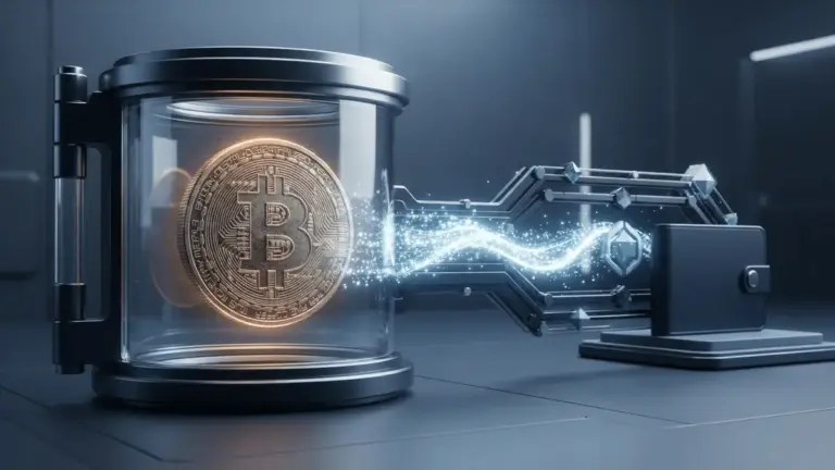 Institutional Bitcoin collateral flowing through DeFi rails into USDC liquidity