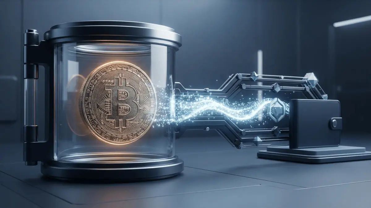 Institutional Bitcoin collateral flowing through DeFi rails into USDC liquidity