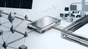 Abstract Nasdaq-listed share record connected to Ethereum and Solana blockchain infrastructure