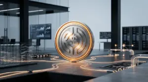 RLUSD stablecoin token connected to corporate treasury and institutional payment infrastructure
