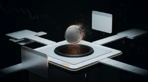 Abstract crypto token burn and exchange delisting deadlines shown on a dark digital finance platform