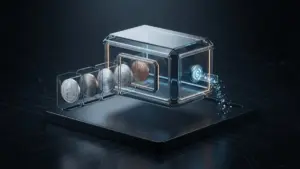 Tokenized stock assets entering an isolated DeFi lending vault for stablecoin liquidity